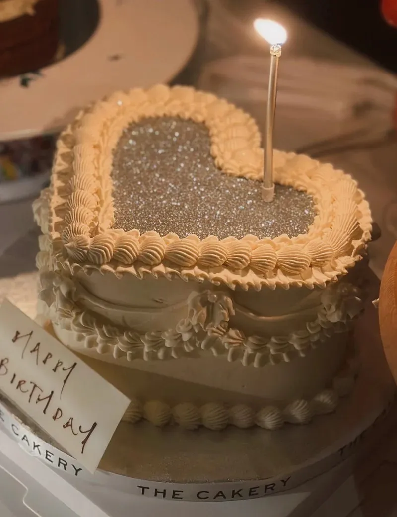 Heart Birthday Cake