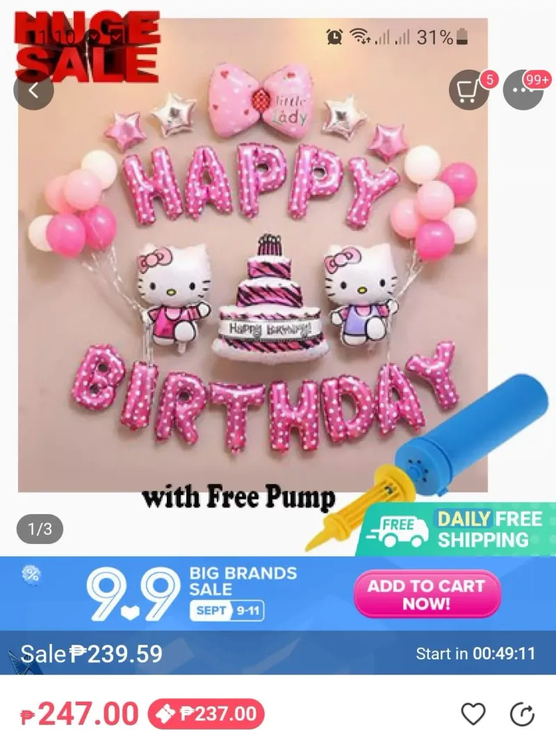 Hello Kitty Cake