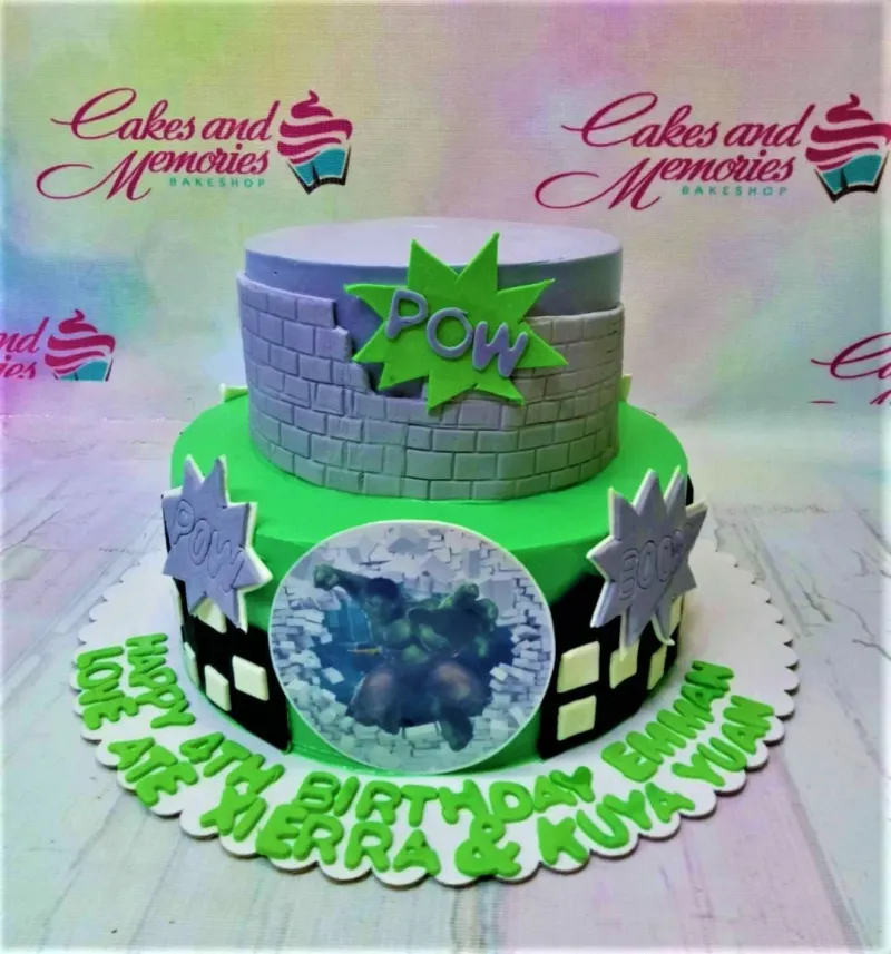 Hulk Superhero Cake