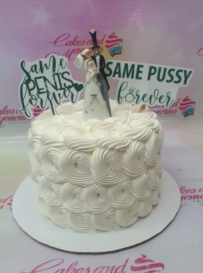 Humorous Wedding Naughty Cake Design
