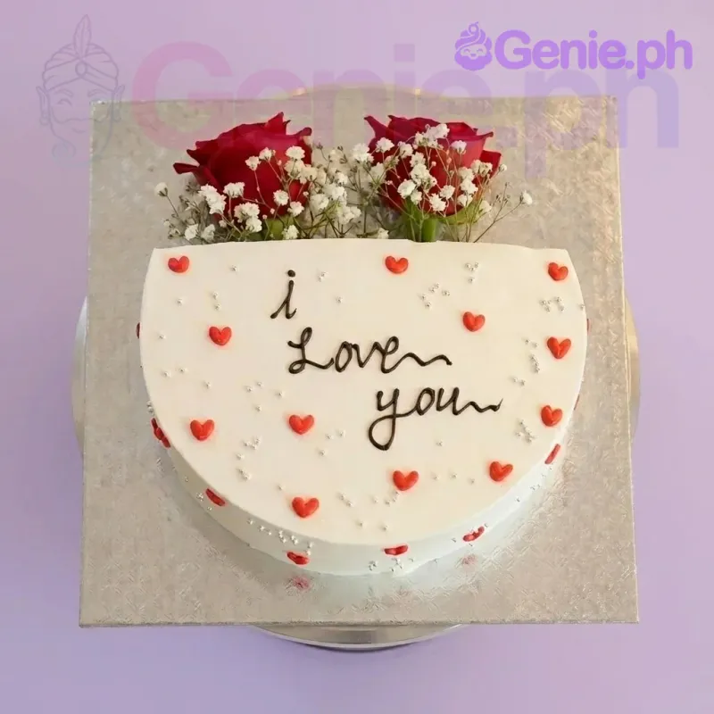 I Love You Cake