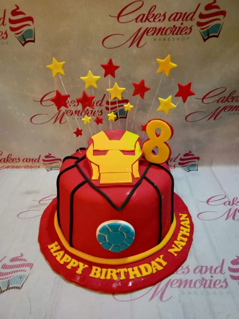 Iron Man Avengers Cake Design