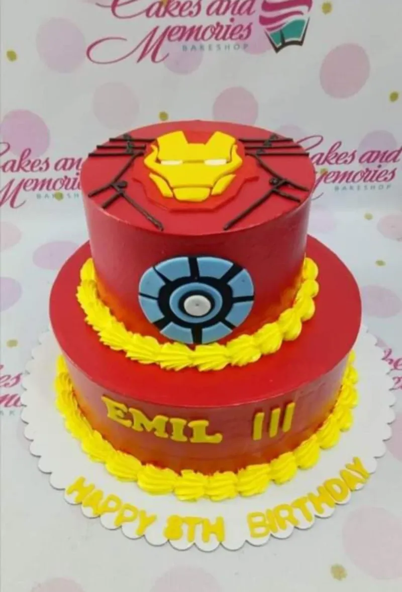 Iron Man Avengers Cake Design