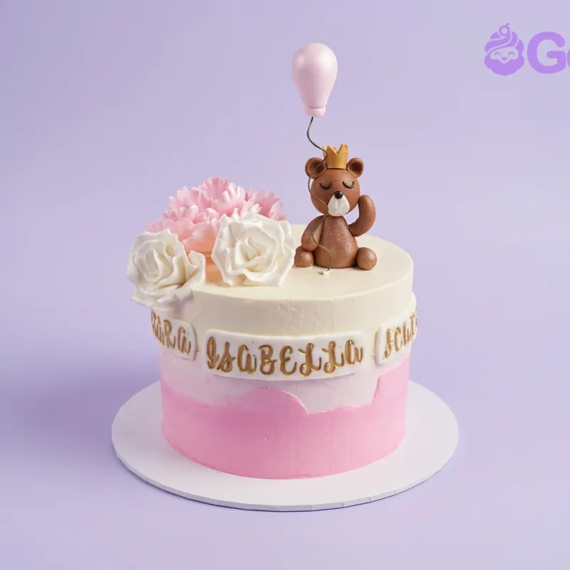 Isabella Bear Bears Cake Design