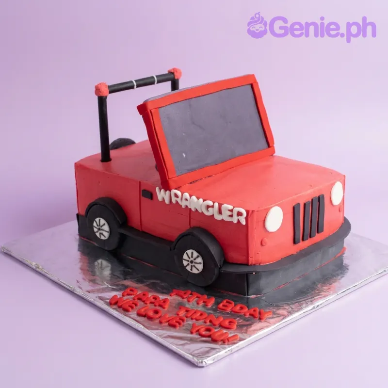 Jeep Wrangler Wheels Cake Design