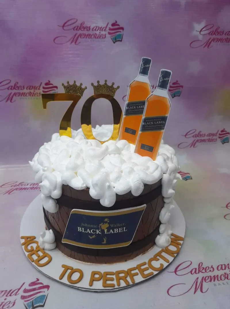 Johnnie Walker Drinks Cake Design