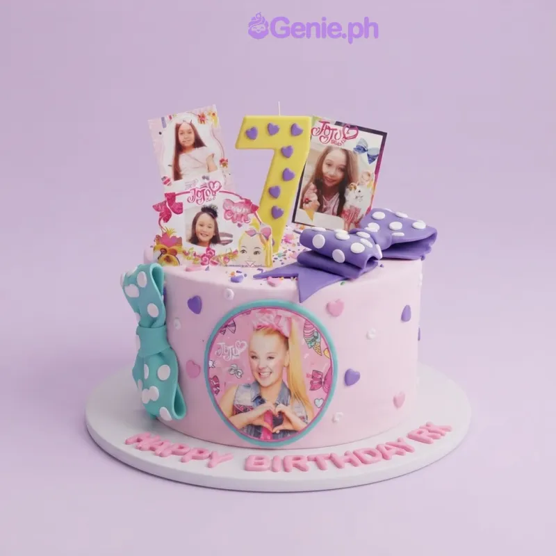 Jojo Siwa Ribbon Cake Design