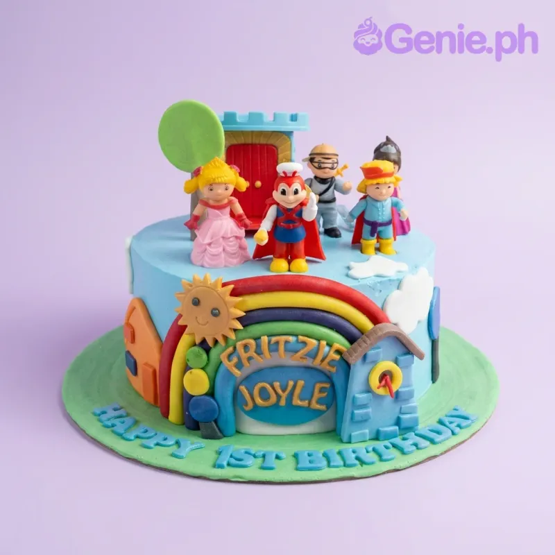 Jollibee Birthday Friends Cake Design