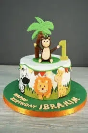 Safari Birthday Cake