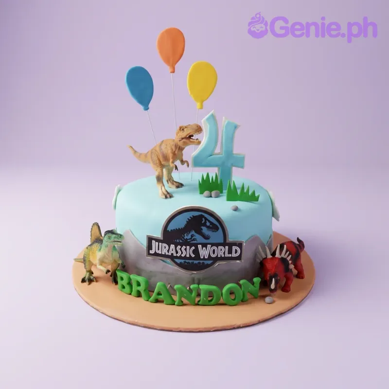 Jurassic World Dinosaurs Cake Design