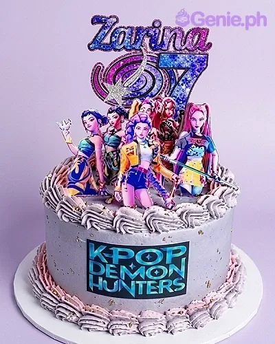 K Pop 7th Birthday Lavender Cakes Cake Design