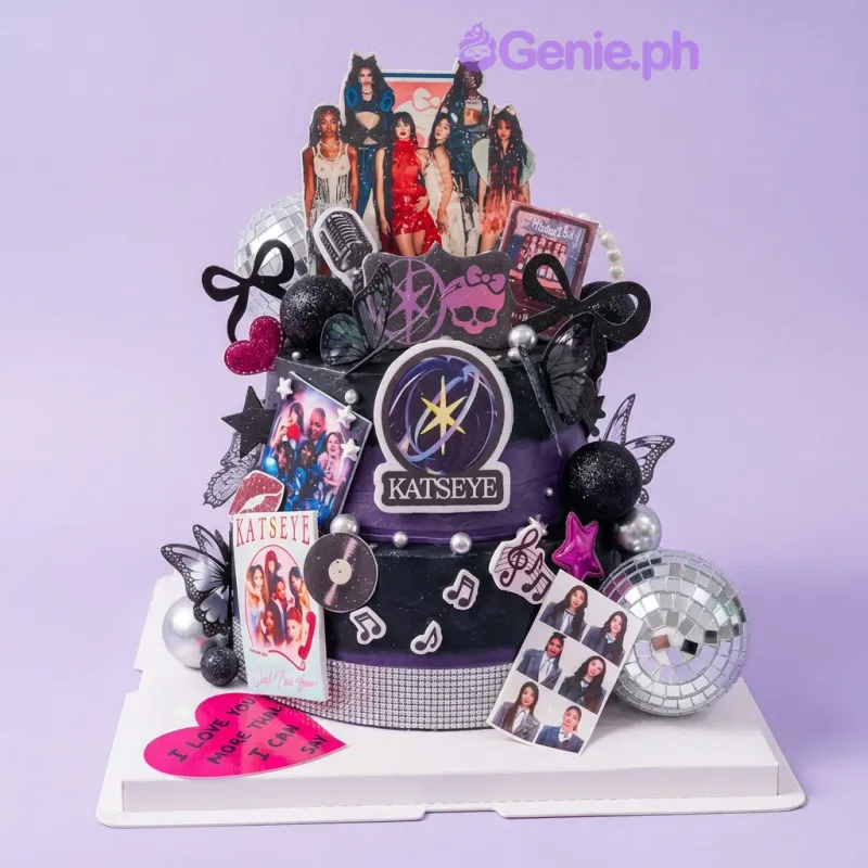 Katseye Kpop Disco Cake Design