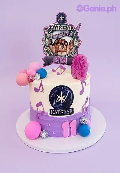 Katseye Kpop Lavender Cakes Cake Design