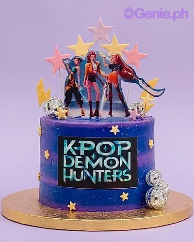 Kpop Demon Hunters Disco Cake Design