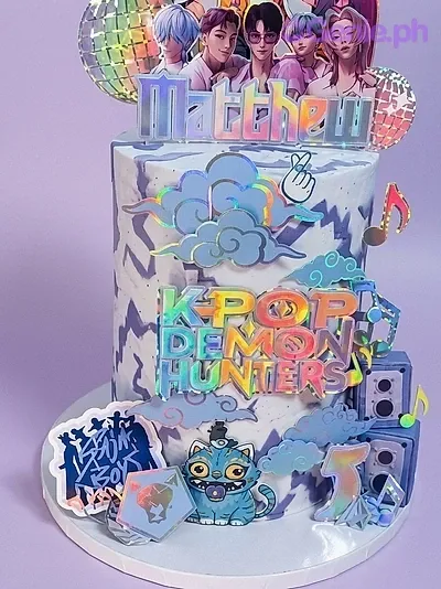 Kpop Demon Hunters Monster Cake Design