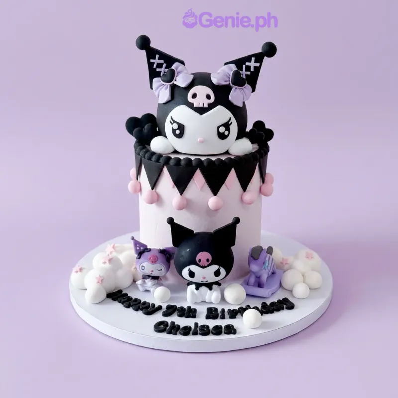 Kuromi Birthday Cake