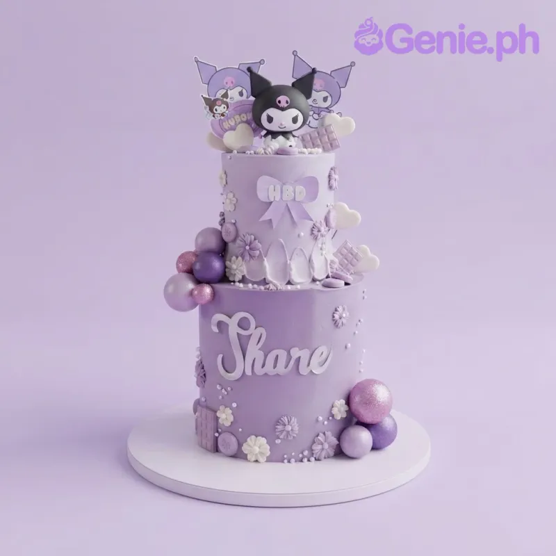 Kuromi Birthday Cake Kuromi Birthday Cake