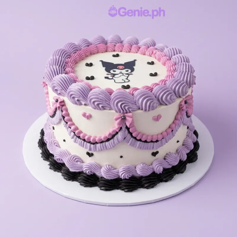 Kuromi Sanrio Cake Design