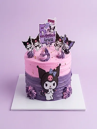 Kuromi Sanrio Cake