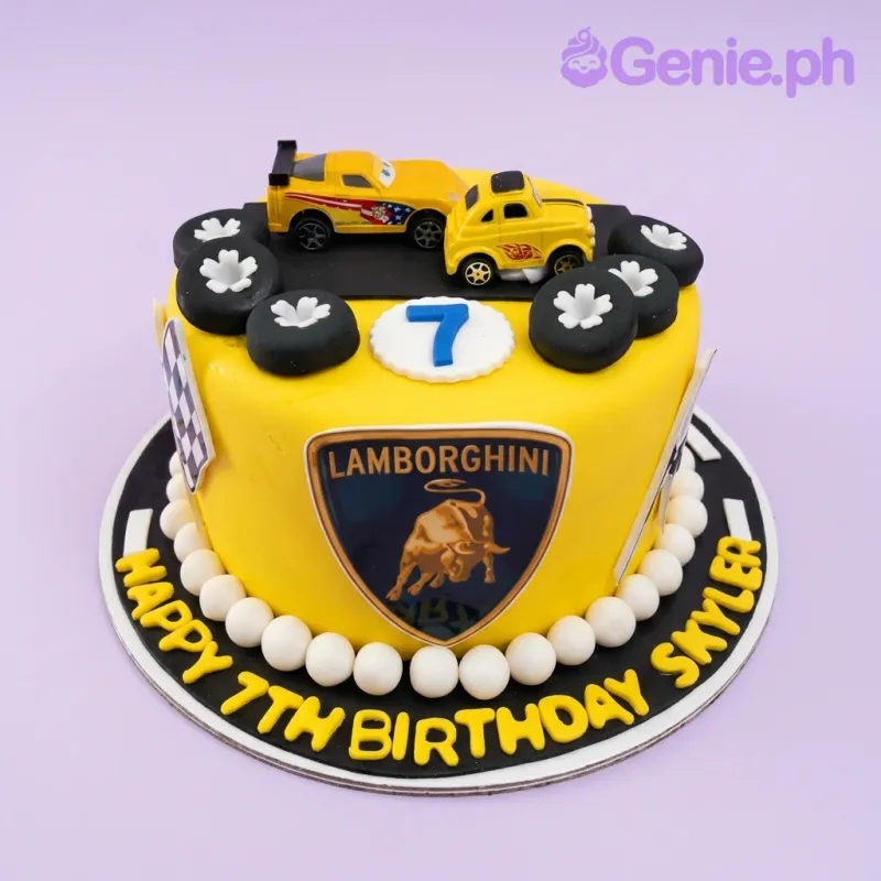 Lamborghini Wheels Cake Design