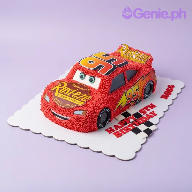 Lightning Mcqueen Racing Cake Design
