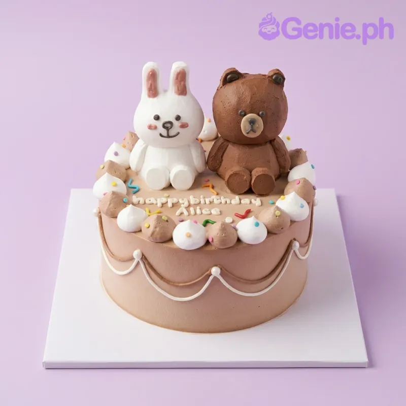 Line Friends Cake