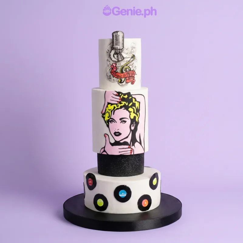 Madonna Music Cake