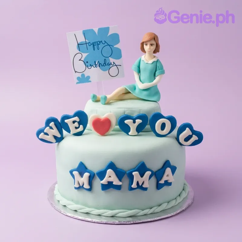 Mama Birthday Women Cake Design