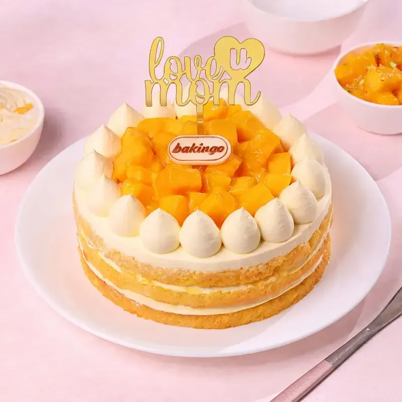 Mango Naked Cake Design
