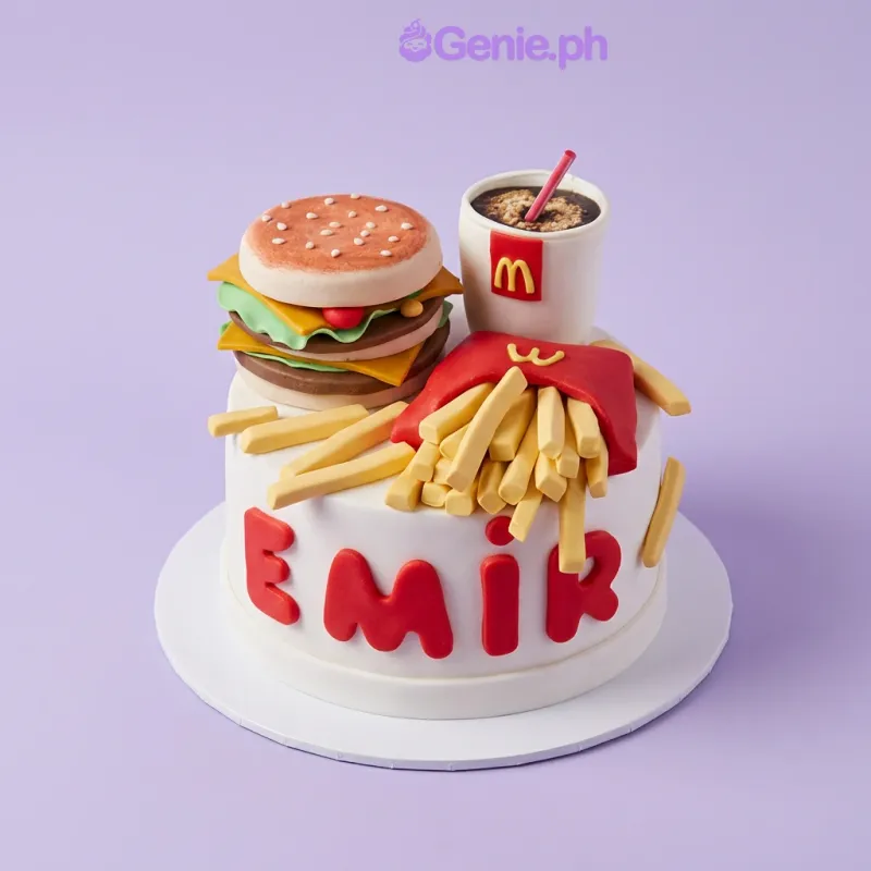Mcdonald's Theme Cake