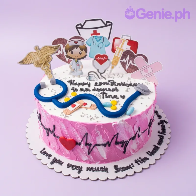Medical Nurse Healthcare Cake Design