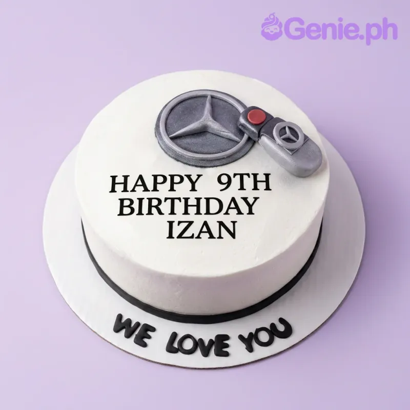 Mercedes Benz Wheels Cake Design