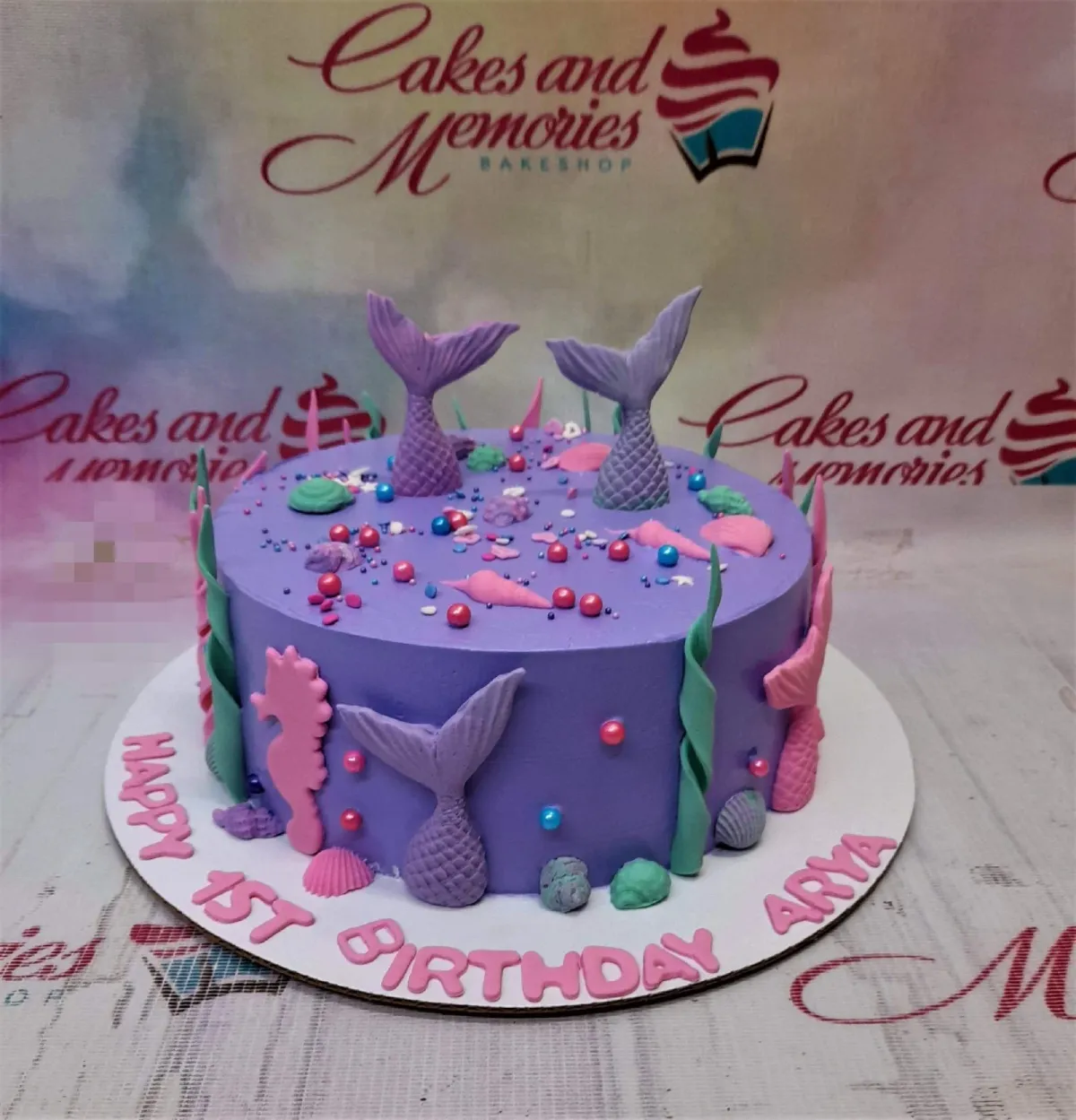 Mermaid Purple Cakes Cake Design