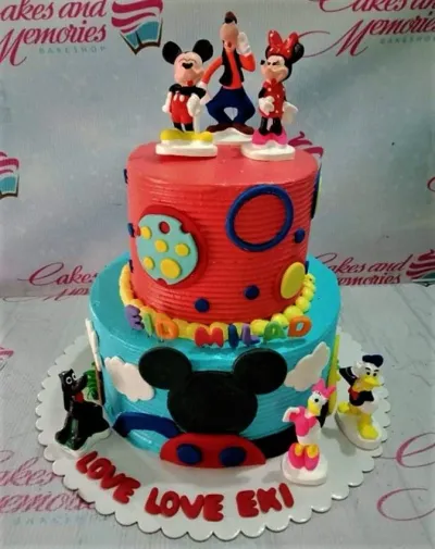 Mickey Mouse Friends Cake Design