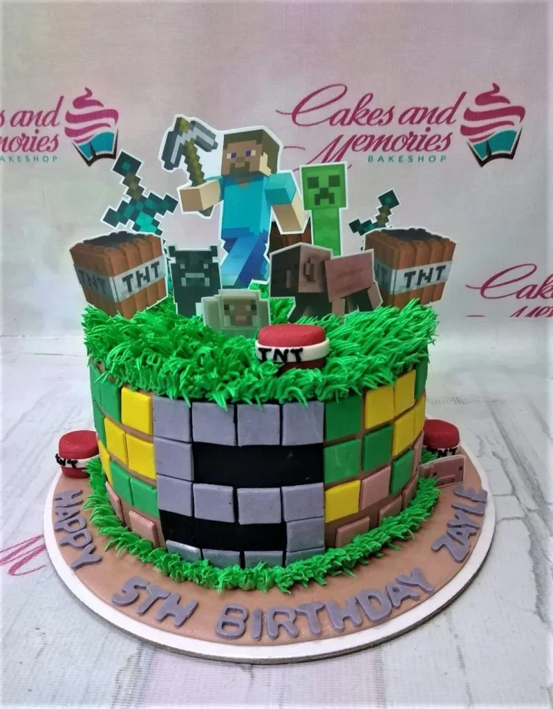 Minecraft Cake