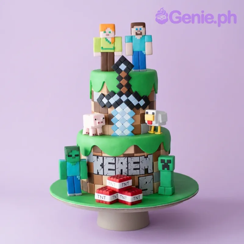 Minecraft Cake