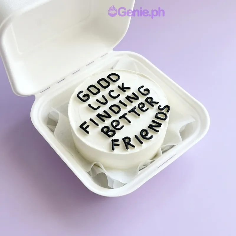 Minimalist Bento Friends Cake Design