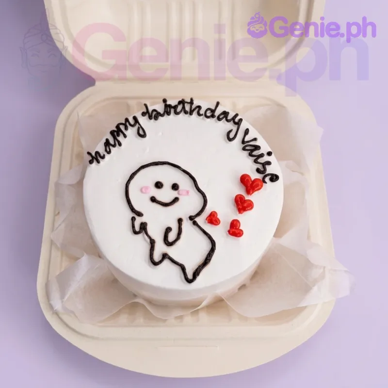 Minimalist Doodle Cake