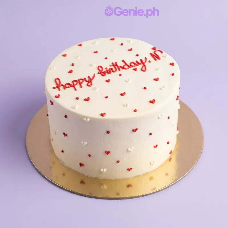 Minimalist Heart Cake