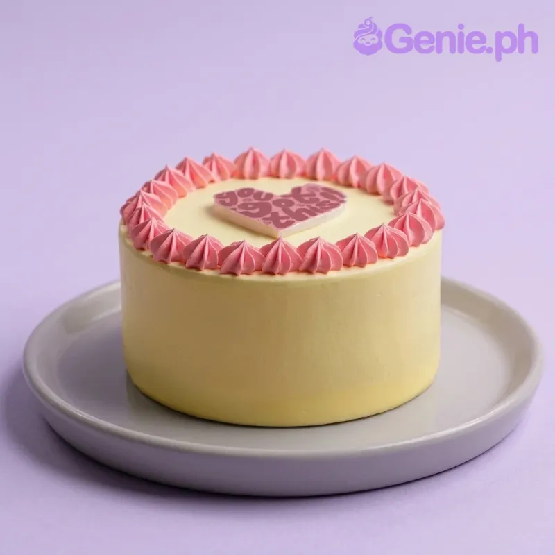 Minimalist Pink Cake