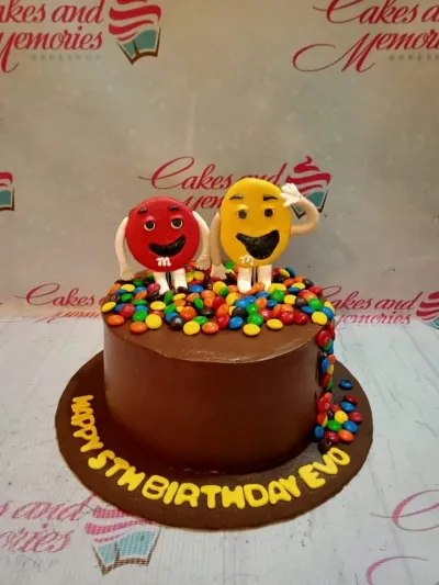 M&m Candyland Cake Design