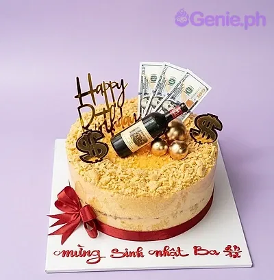 Money Wine Birthday Cake Money Wine Birthday Cake