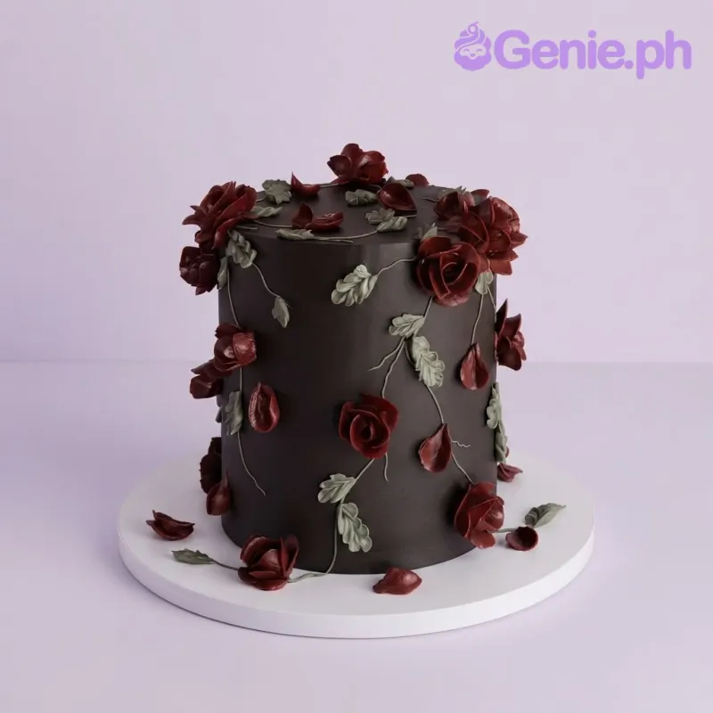 Moody Rose Cake