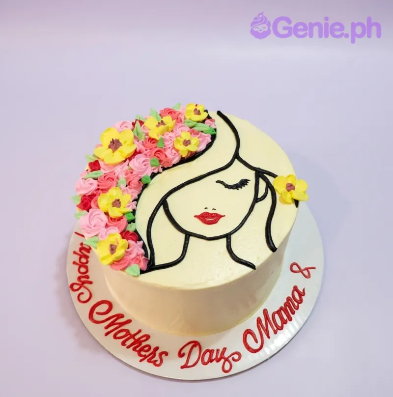 Mother's Day Women Cake Design