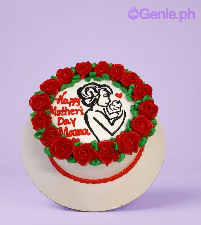 Mother's Day Women Cake Design
