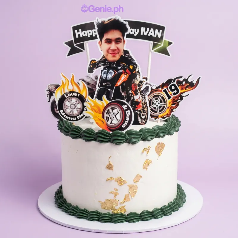 Motorcycle Birthday Cake