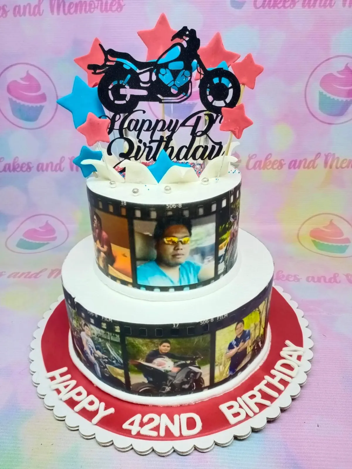 Motorcycle Photo Cake