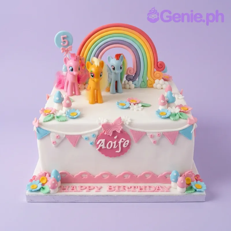 My Little Pony Rainbow Cake