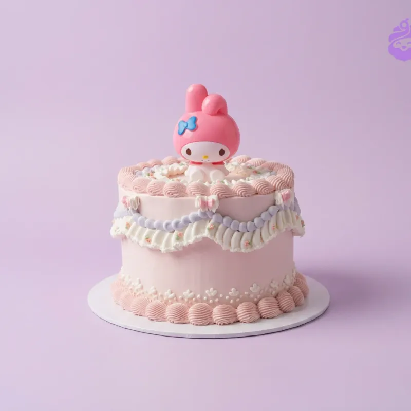 My Melody Kuromi Cake Design