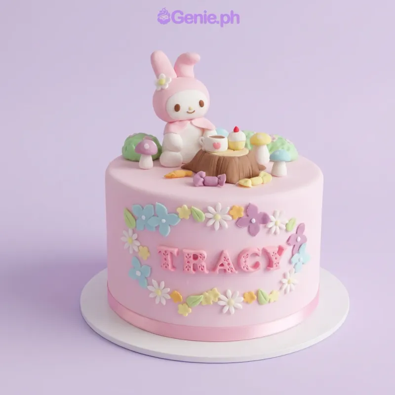 My Melody Kuromi Cake Design